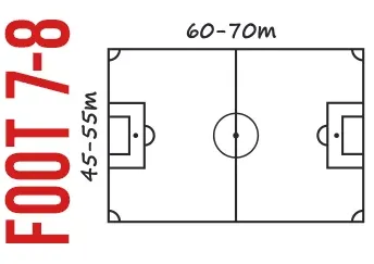 dimension terrain de foot a 7