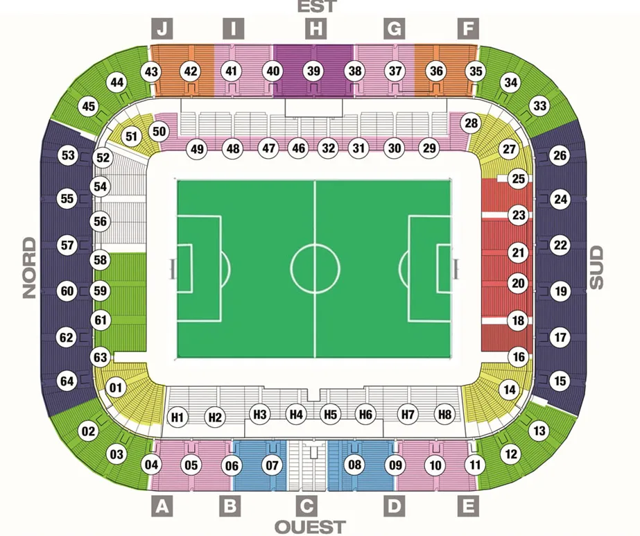 Matmut Atlantique plan
