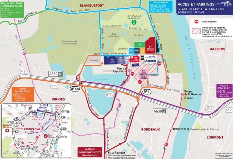 matmut atlantique parking